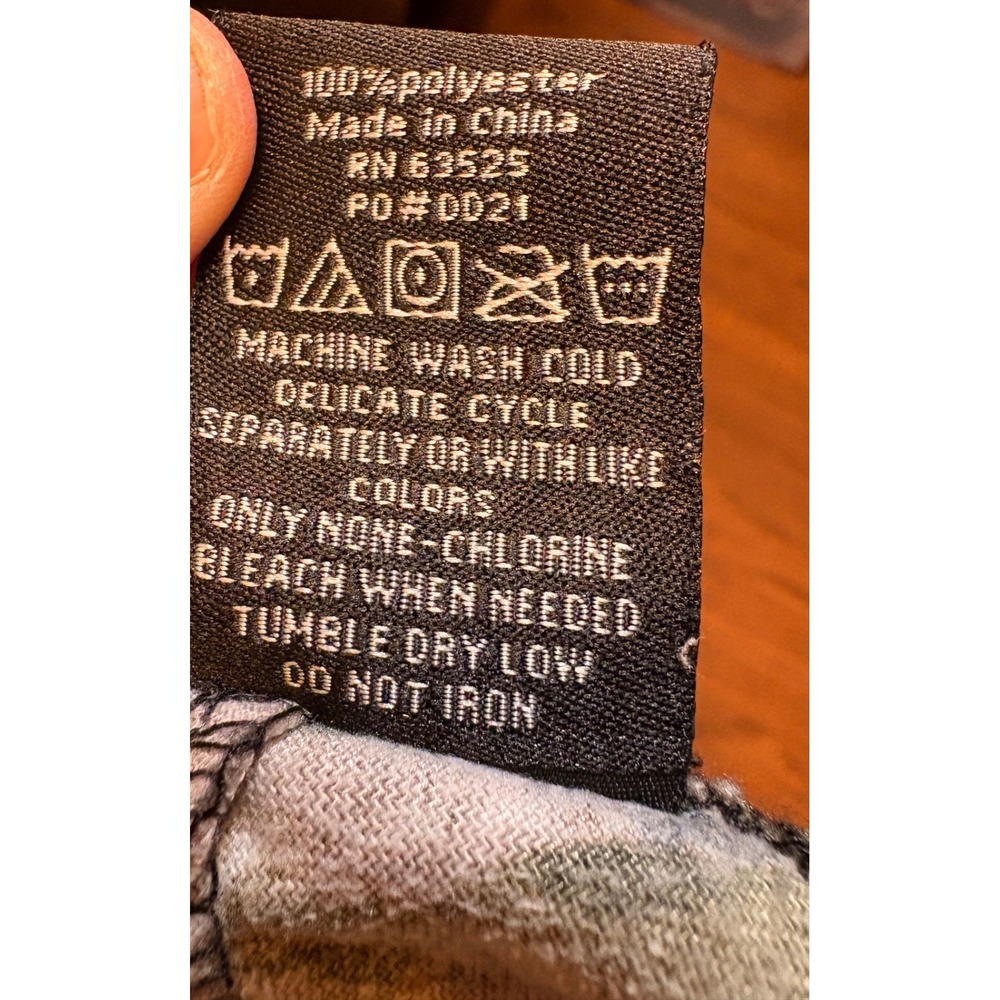 North 15 Fleece Lounge Pants Kids 10/12 Brown Camo Good Wildlife Print RN63525 - Picture 4 of 6